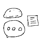 logo for rock paper chat